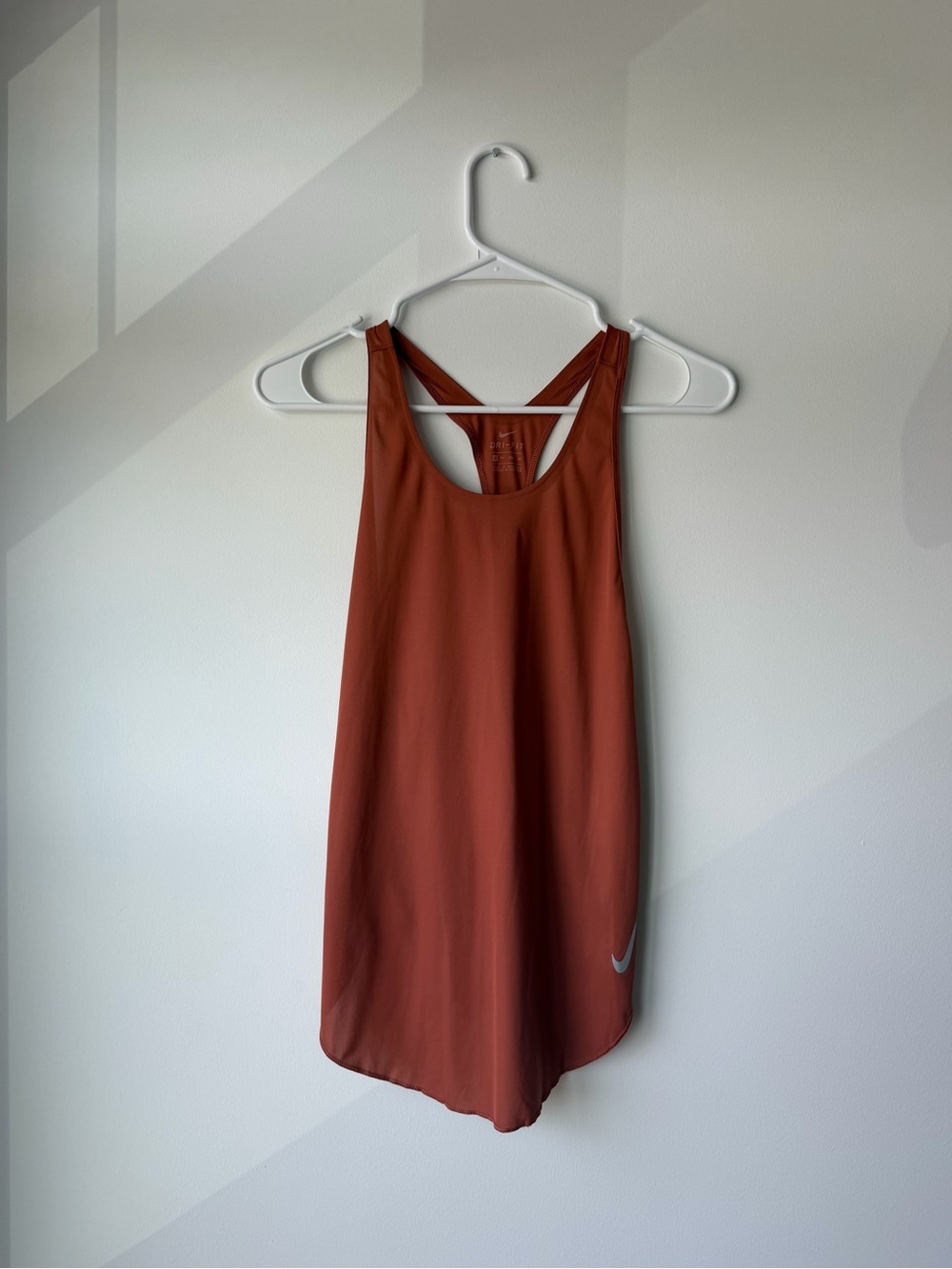 Nike Rust Orange Racerback Tank Top